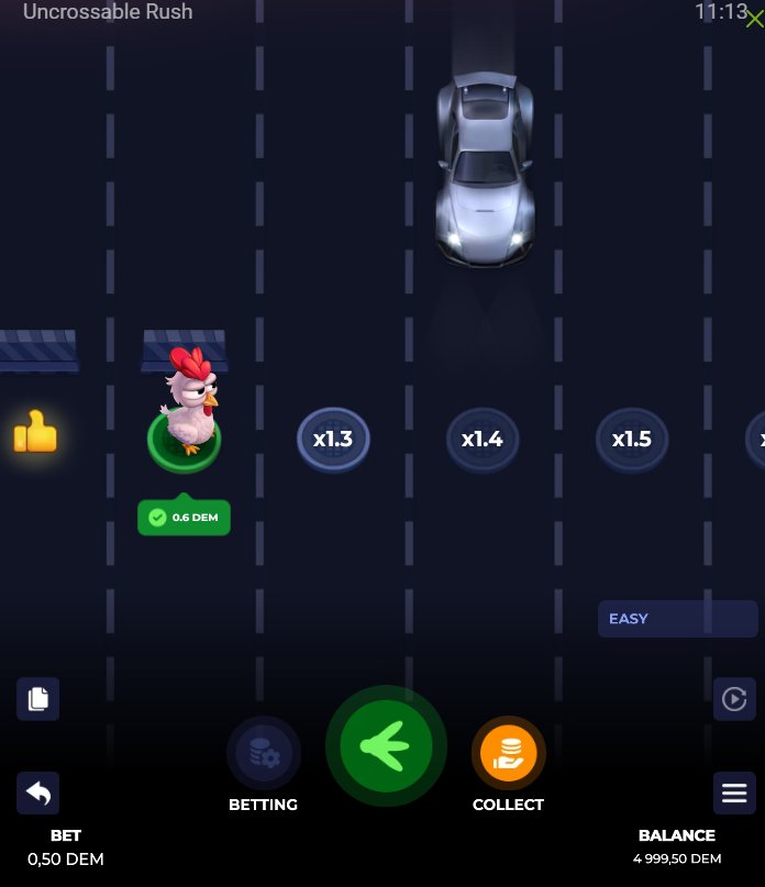 La Emoción del Puntazo en Uncrossable Rush del Casino